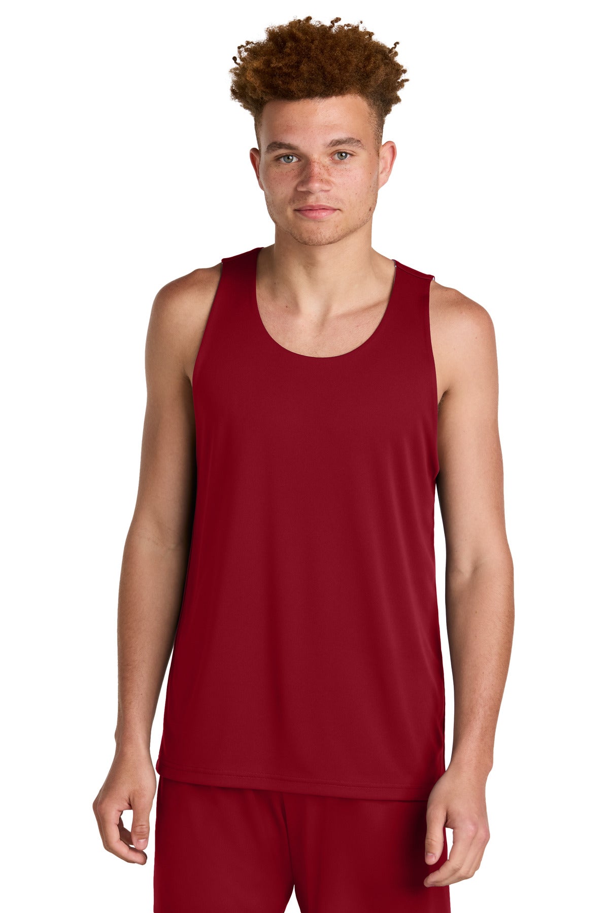 SanMar ST551_deepredwhite_model_front.jpg