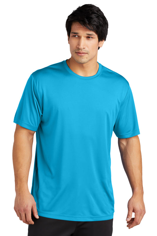 Front View of AtomicBlue Sport-Tek PosiCharge Re-Compete Tee ST720 - XS