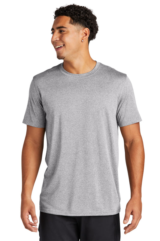 Front View of AthlHthr Sport-Tek Echo Tee ST760 - XS