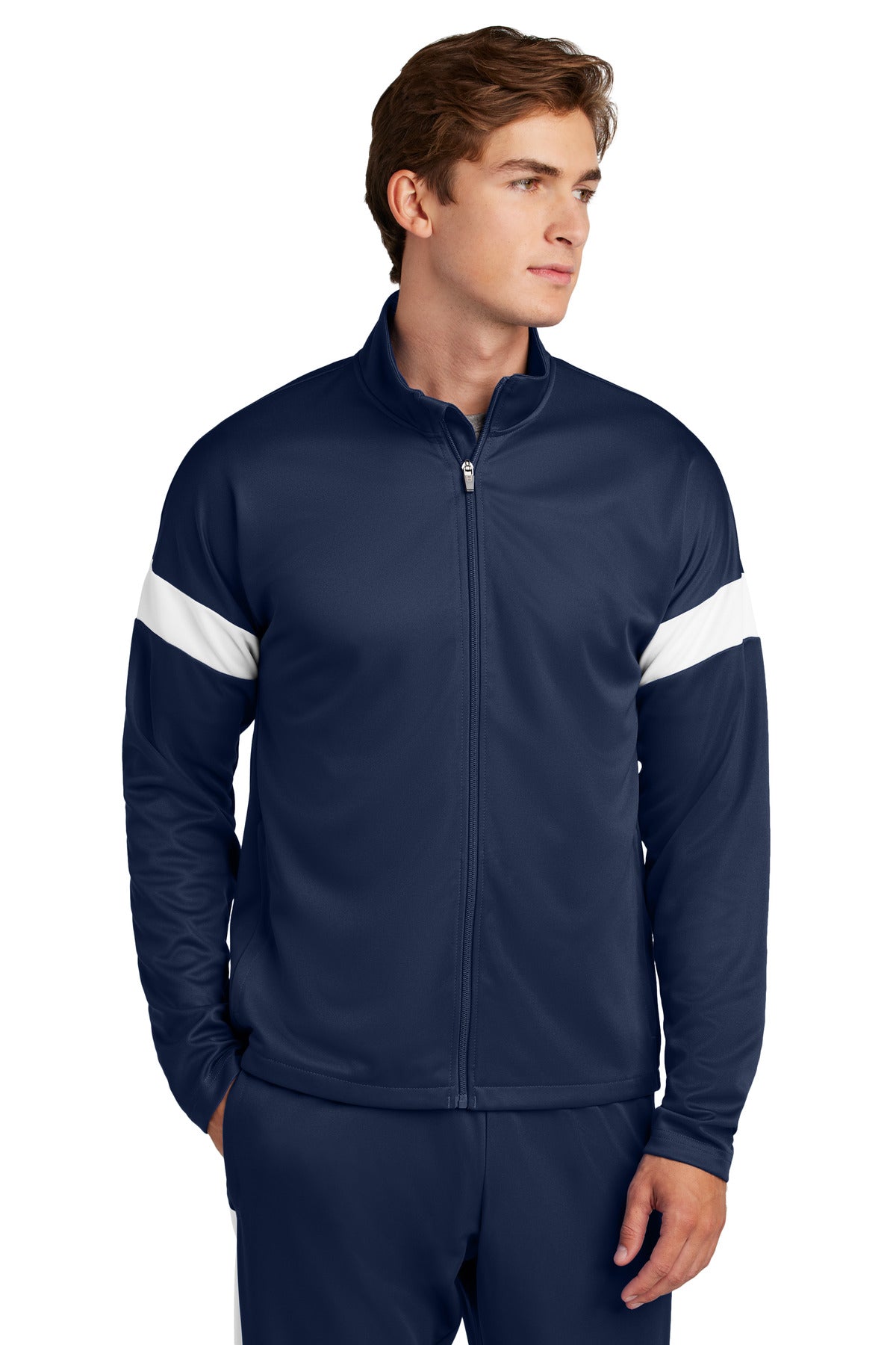 SanMar ST800_TRUENAVYWHITE_Model_Front.jpg?v=1762277512
