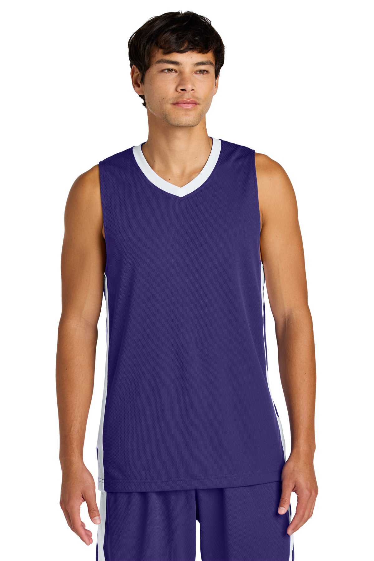 SanMar ST900_purplewhite_model_front.jpg