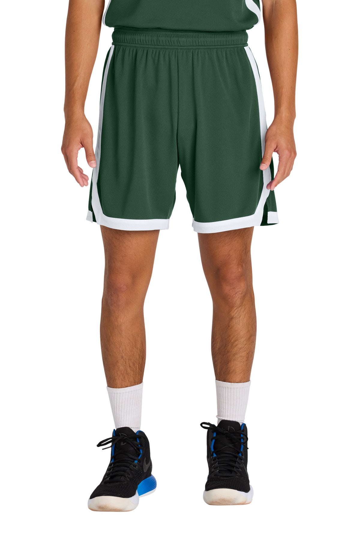 SanMar ST901_forestgreenwhite_model_front.jpg