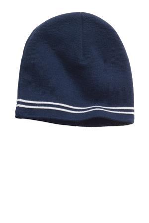 Black/Iron Gry Sport-Tek Spectator Beanie. STC20