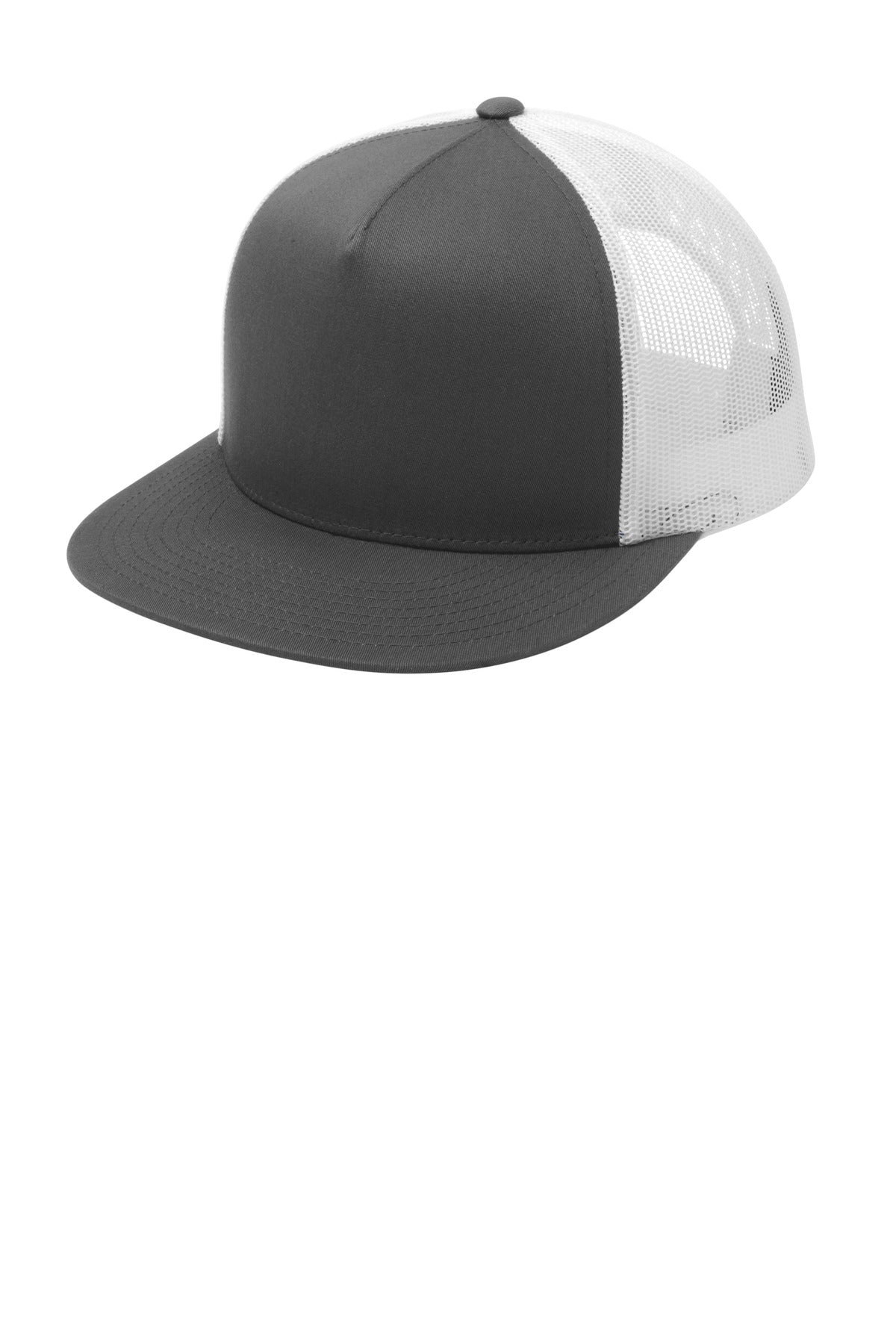 SanMar STC38_GraphiteWhite_Hat_Left.jpg