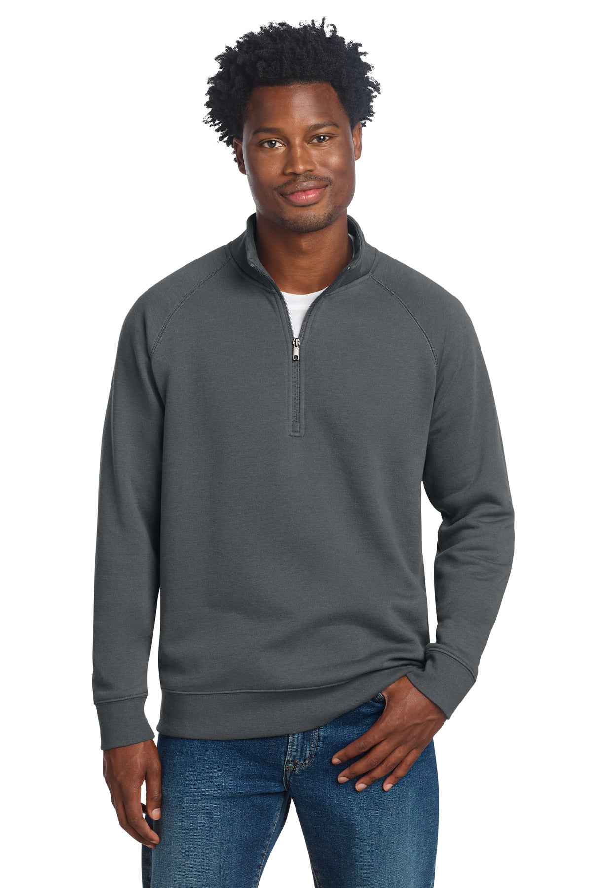 SanMar STF202_darksmokegrey_model_front.jpg