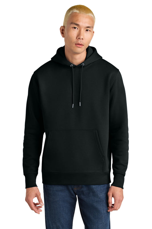 Front View of Black Stanley/Stella Unisex Cruiser 2.0 Hooded Sweatshirt SXU003 - XXS
