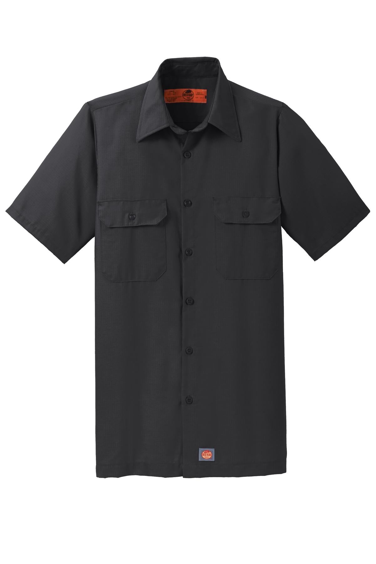 Red Kap Short Sleeve Solid Ripstop Shirt. SY60
