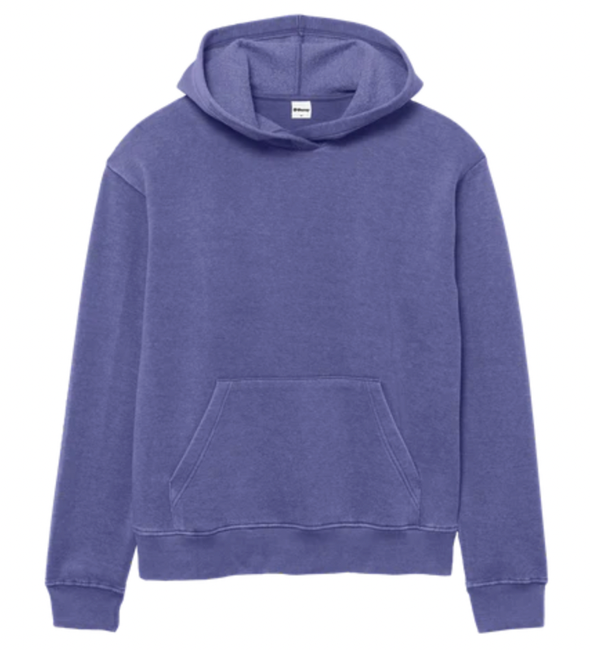 Womens Weathered Fleece Hoodie