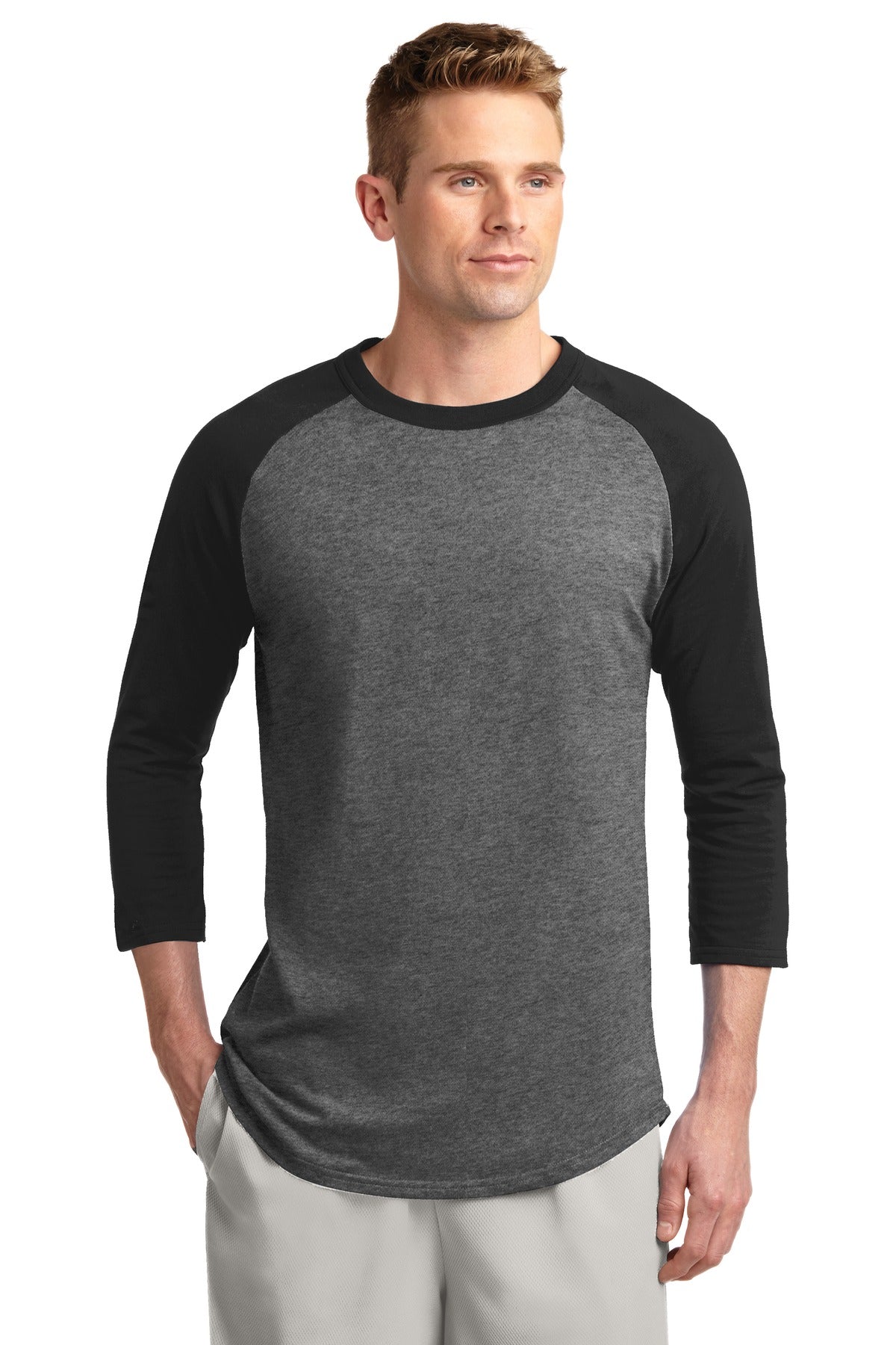 Sport-Tek Colorblock Raglan Jersey. T200