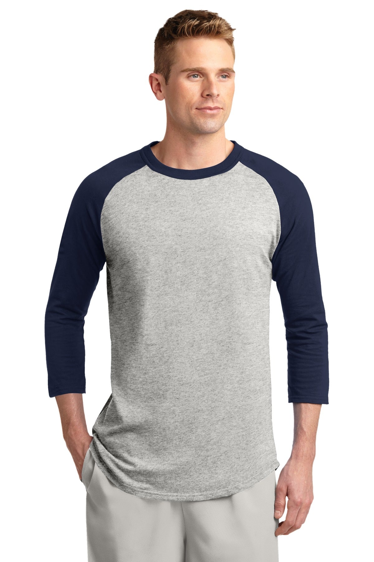 Sport-Tek Colorblock Raglan Jersey. T200