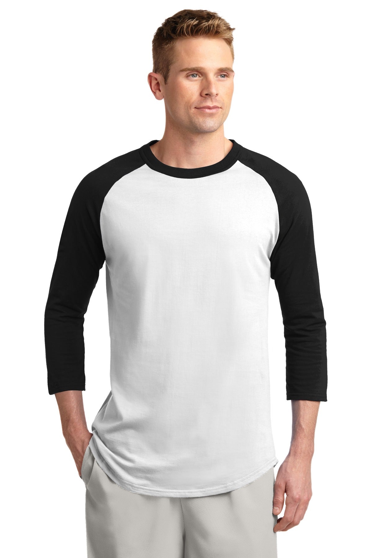 Sport-Tek Colorblock Raglan Jersey. T200