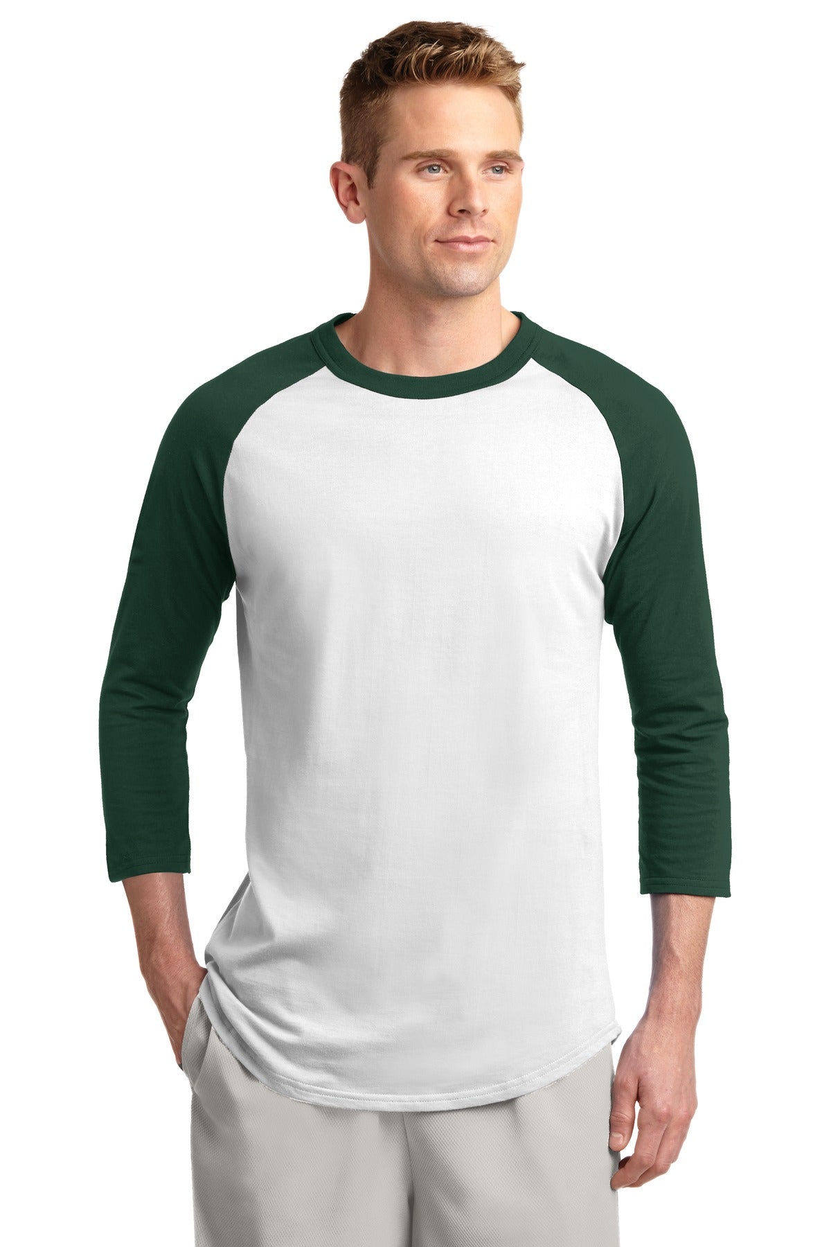 Sport-Tek Colorblock Raglan Jersey. T200