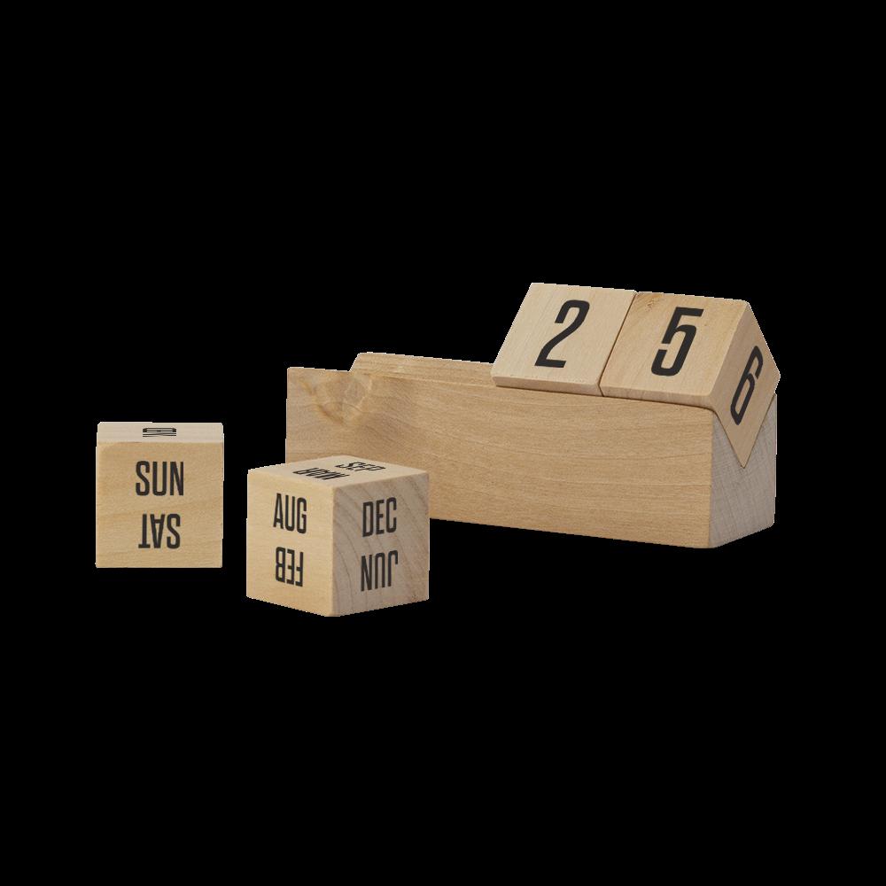 Boa 4" Laser Engraved Wooden Perpetual Calendar