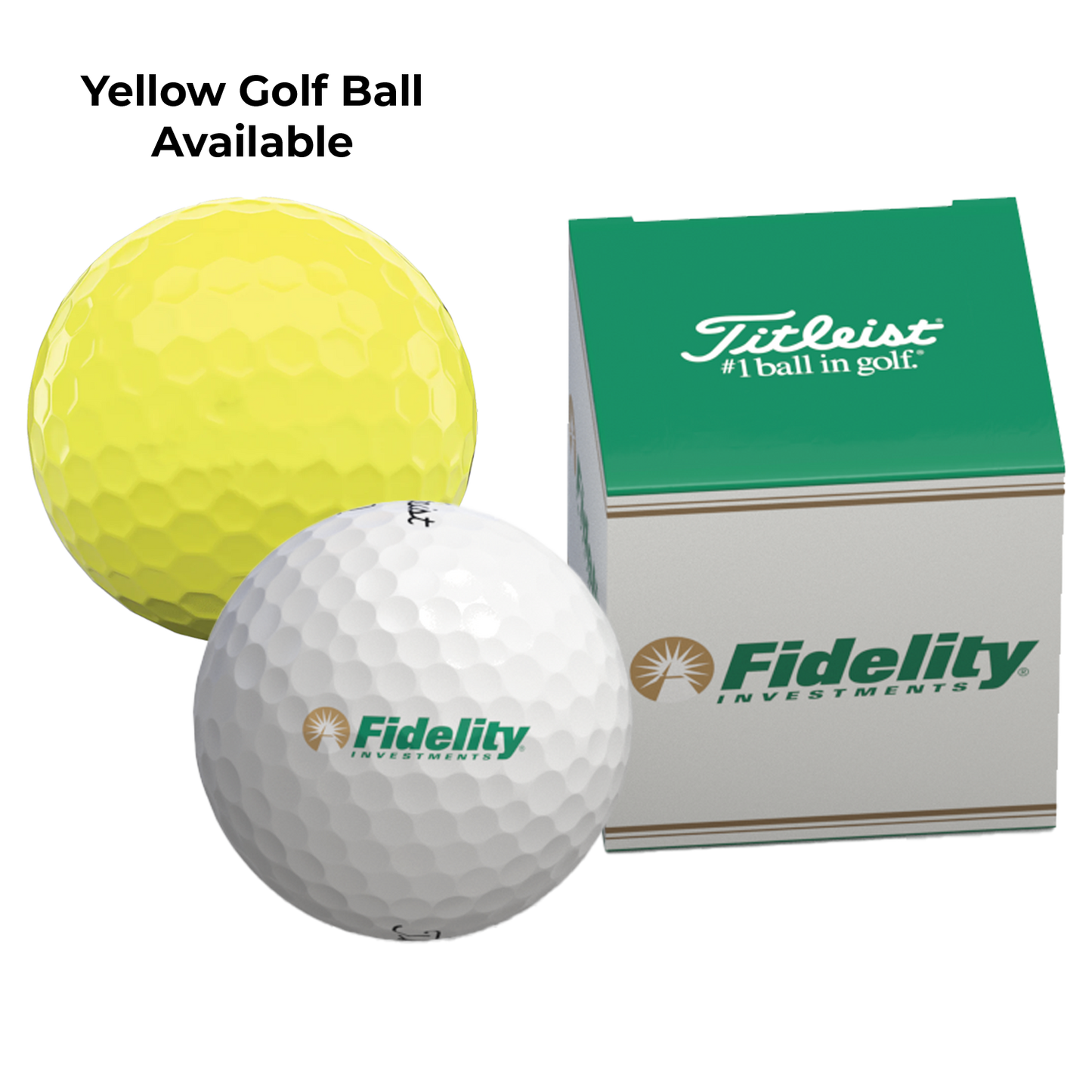 White Titleist Custom 1-Golf Ball Box