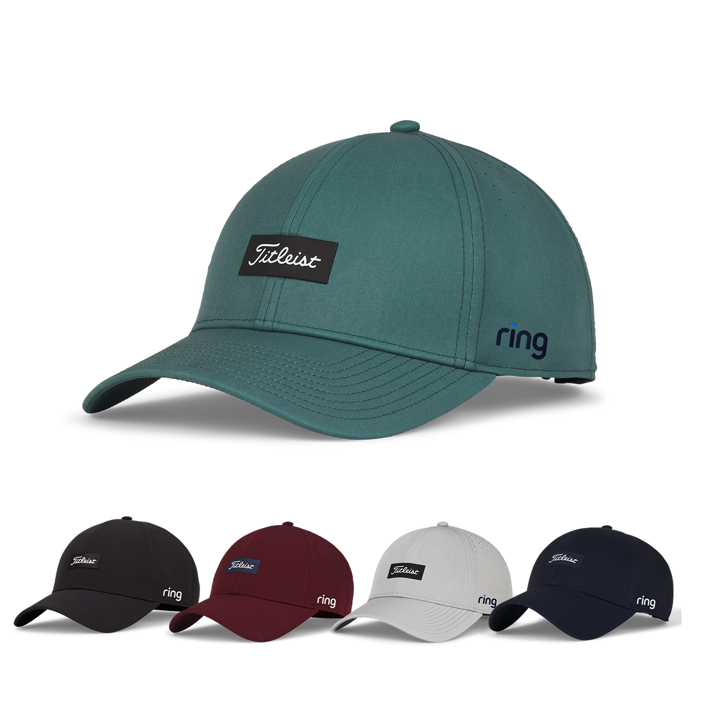 Black White Titleist Charleston Breezer Cap