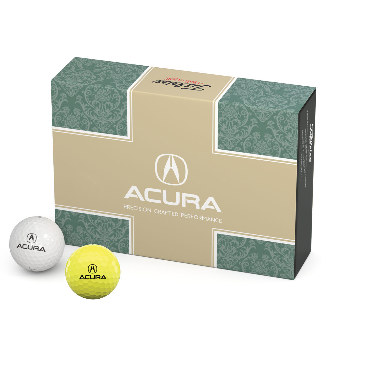 White Titleist Custom Dozen Wrap Golf Balls