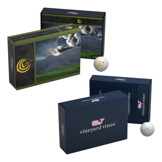 White Titleist Custom Dozen with Custom Sleeves