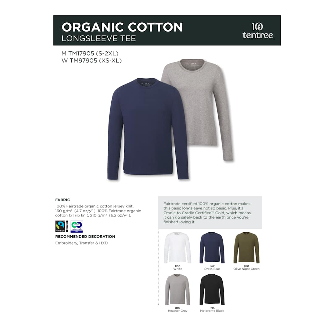 Black tentree Organic Cotton Longsleeve Tee - Women's - XS