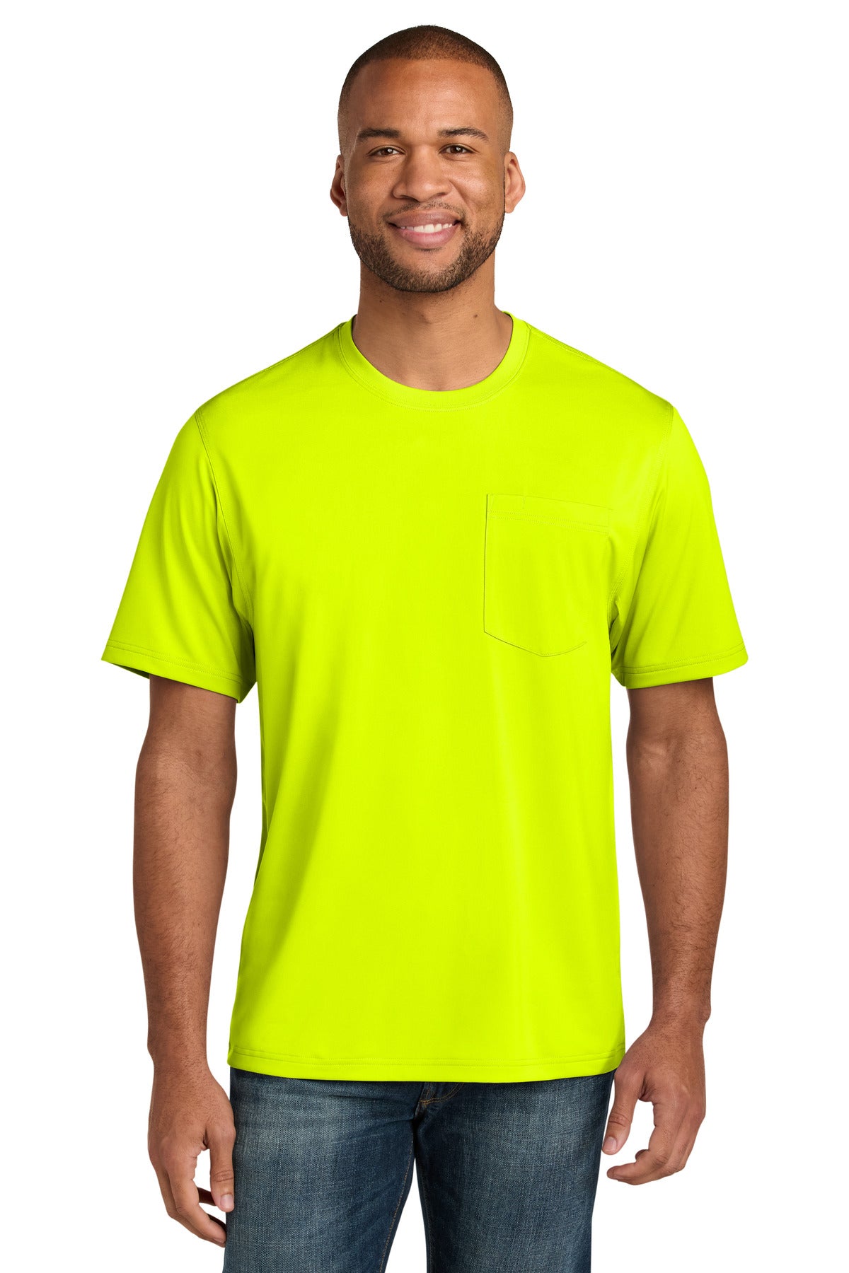 SanMar TLCS440P_safetyyellow_model_front.jpg