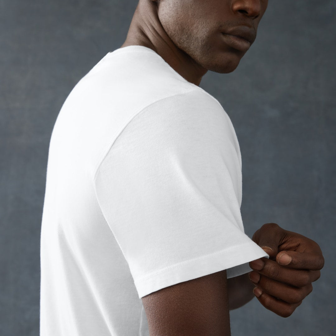 Black American Giant Classic Cotton Crew T - Men's - S