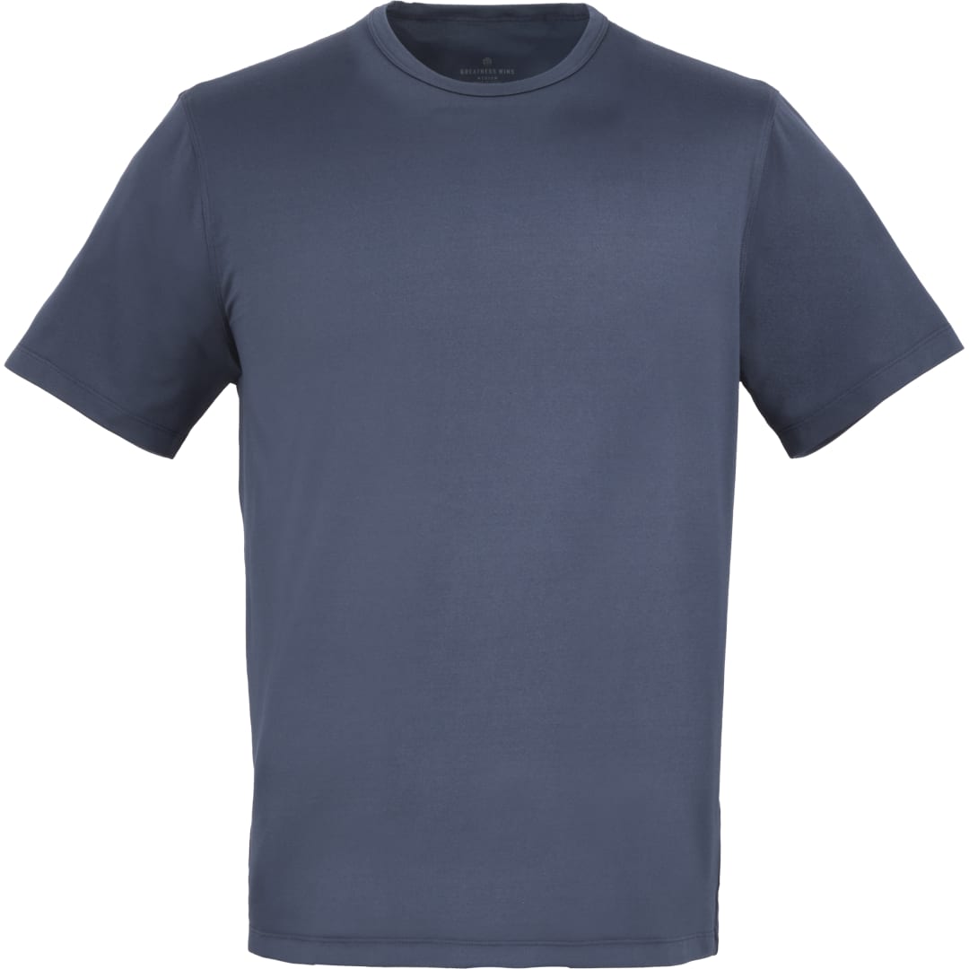 Front View of Blue Greatness Wins Core Tech Tee - Men's - S