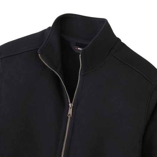 Black American Giant Moto Full Zip - Men's - S