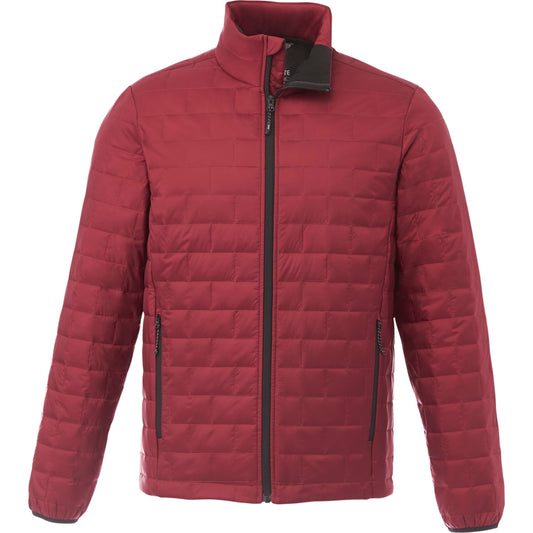 Front View of Red Men's TELLURIDE Packable Insulated Jacket - S