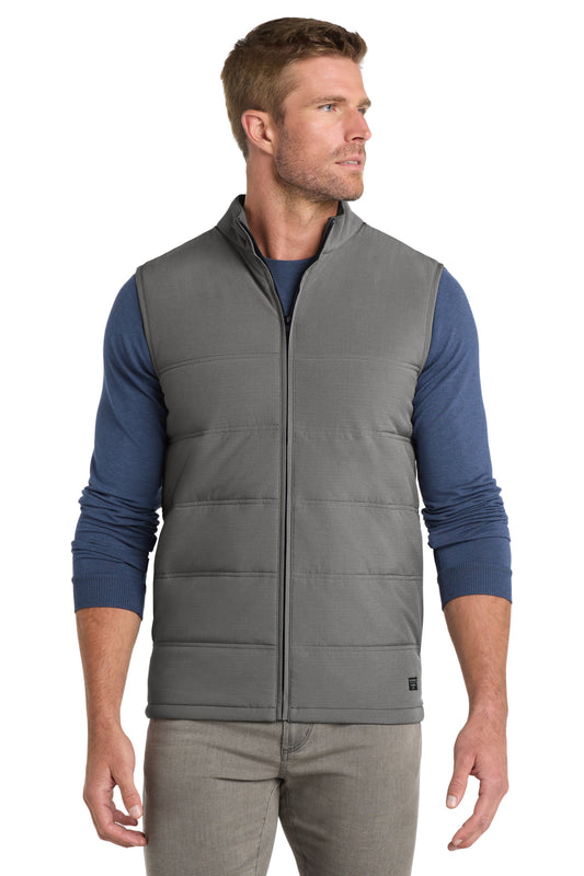 Front View of QuiShaGrey TravisMathew Cold Bay Vest TM1MW453 - S