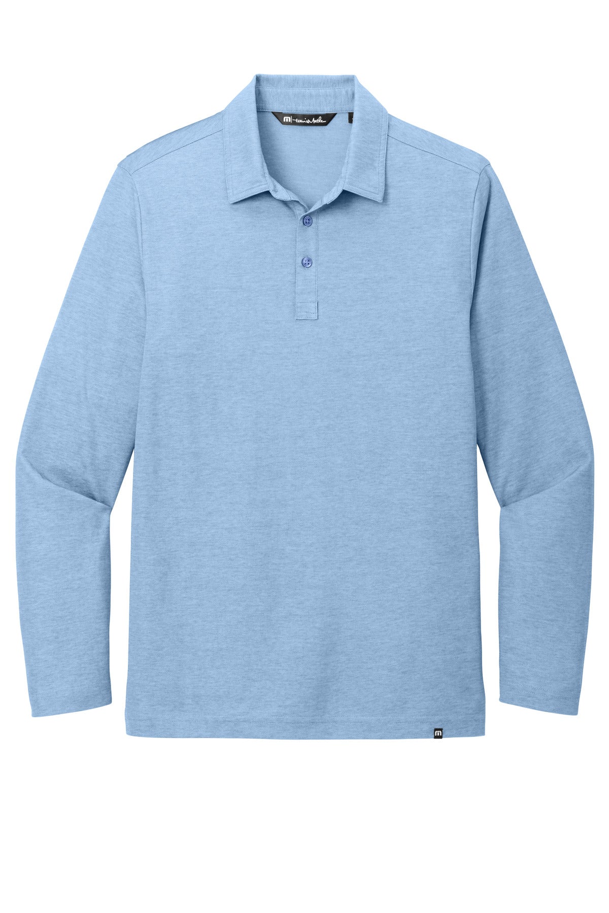 TravisMathew Oceanside Heather Long Sleeve Polo TM1MZ343