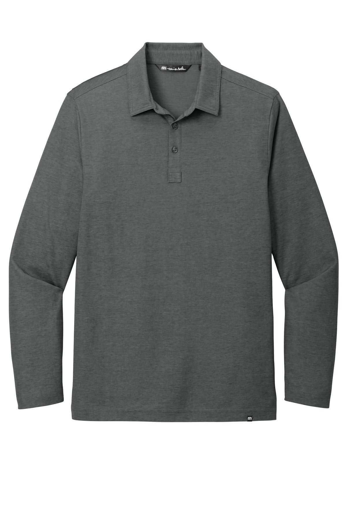 TravisMathew Oceanside Heather Long Sleeve Polo TM1MZ343