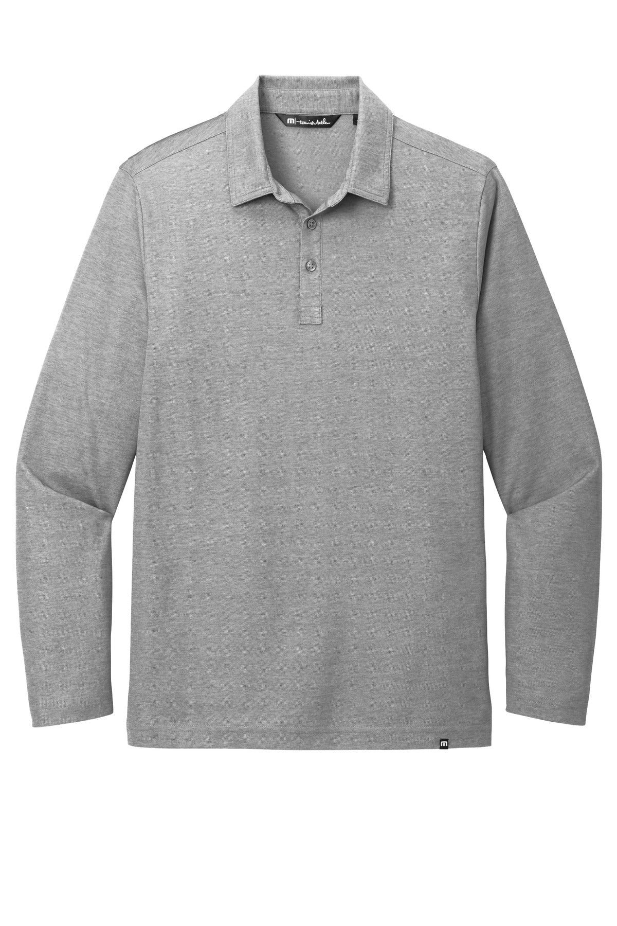 TravisMathew Oceanside Heather Long Sleeve Polo TM1MZ343