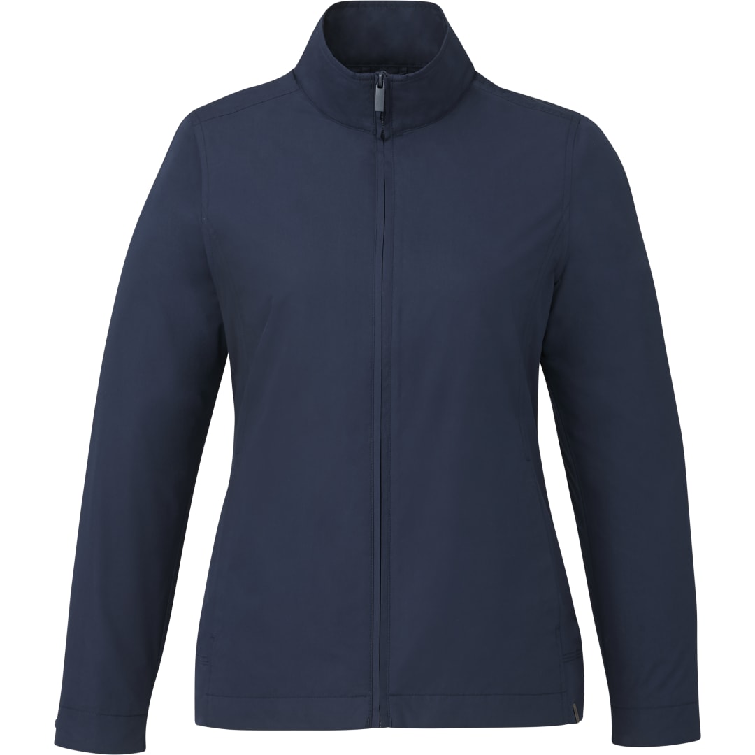 Front View of Blue FOSTER Eco Jacket - Women's - XS