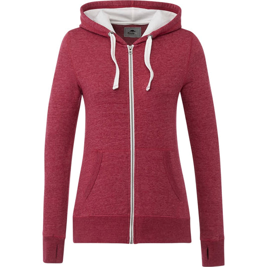 Front View of Red Women's Sandylake Roots73 F/Z Hoody - XS