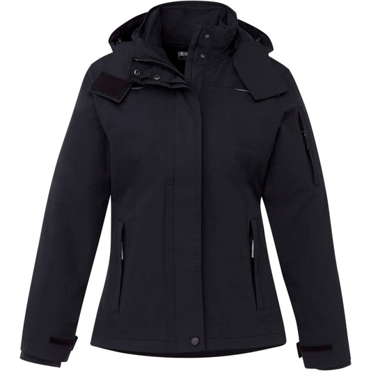 Front View of Blue Womens DUTRA 3-in-1 Jacket - XS
