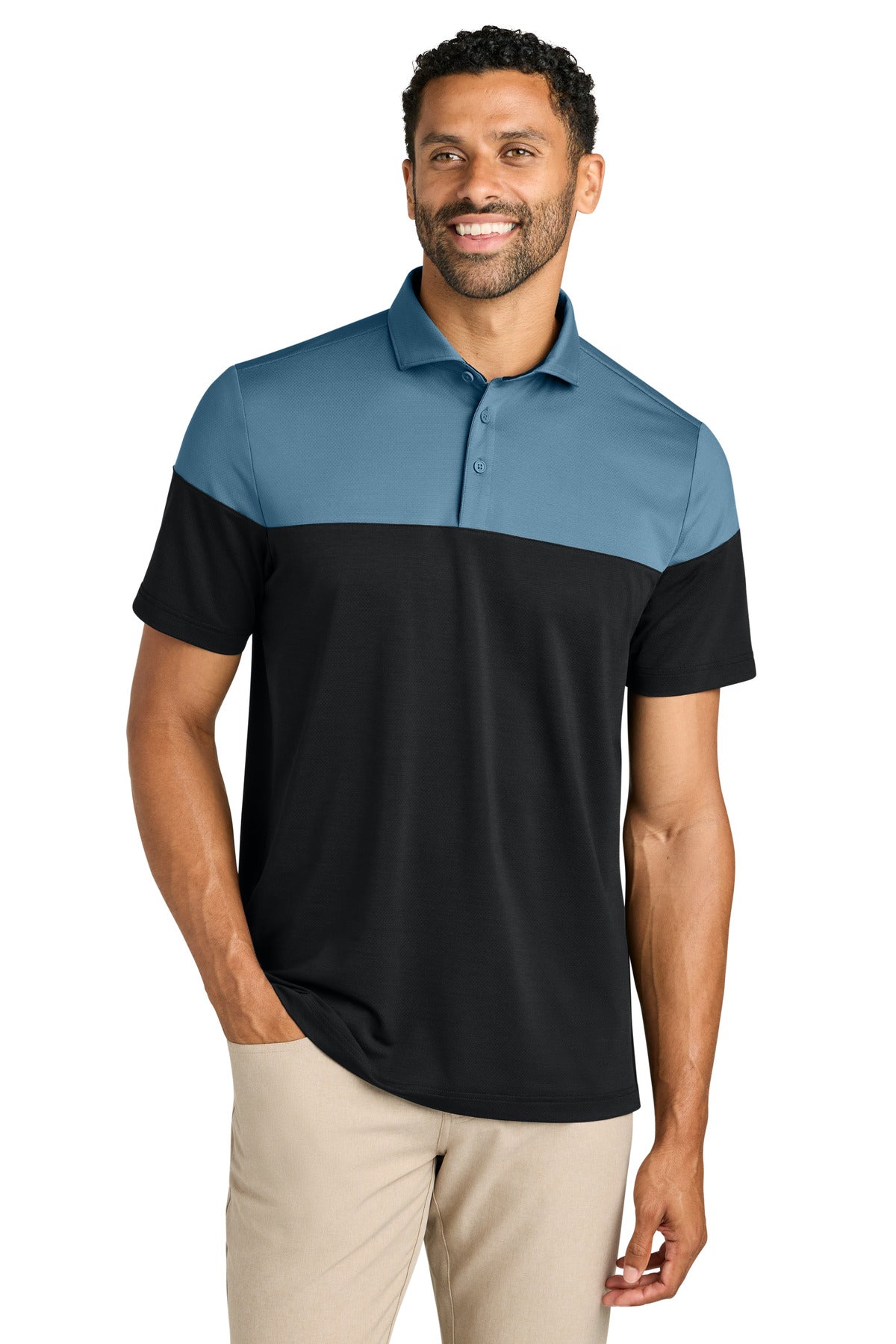 SanMar TMA42774_copenblueblack_model_front.jpg