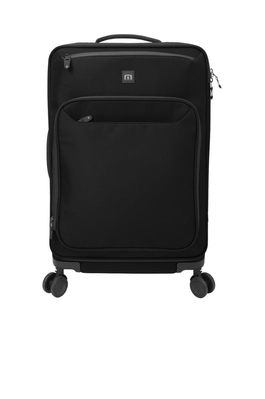 Front View of Black TravisMathew Quad Checked Spinner TMB401