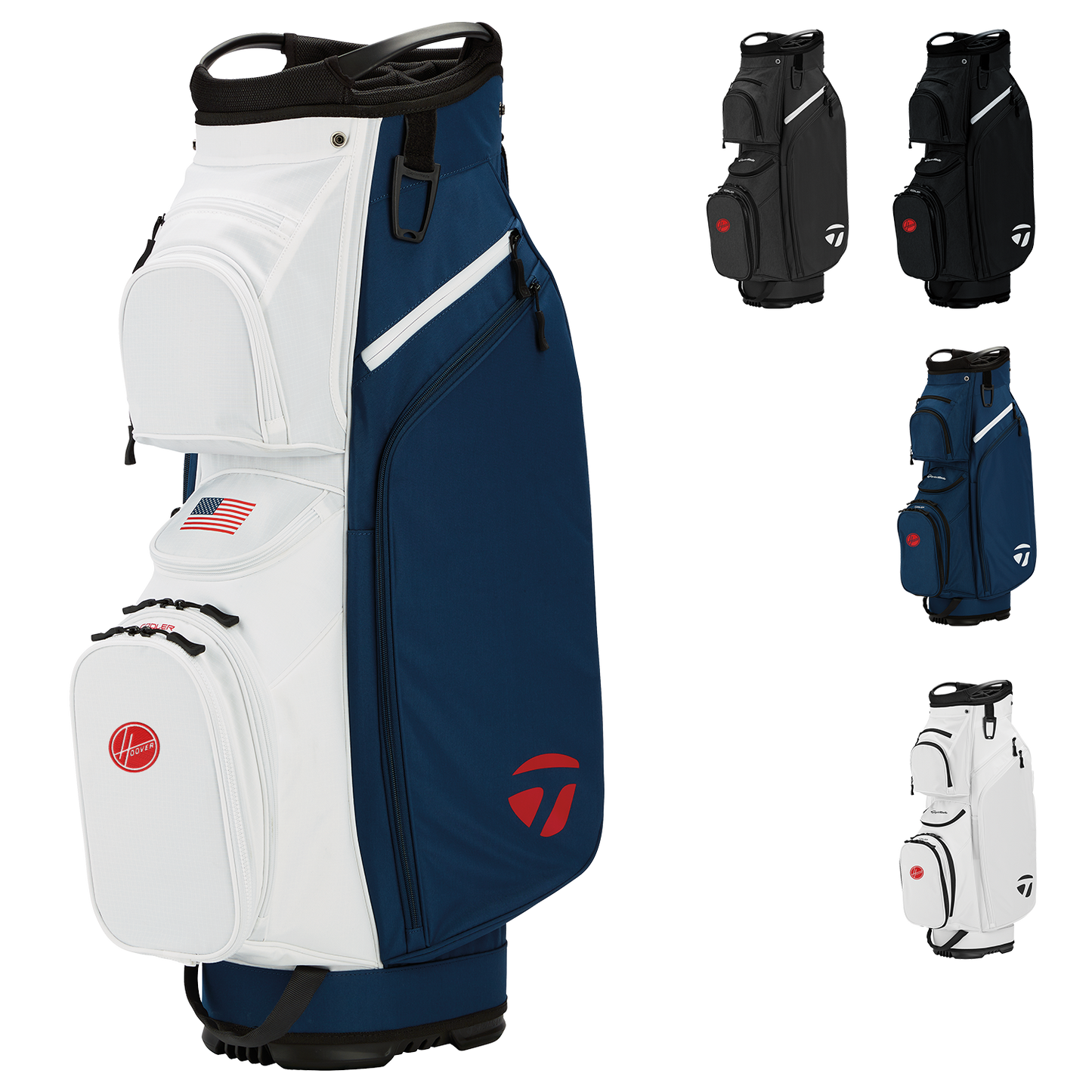 Black TaylorMade Cart Lite Golf Bag