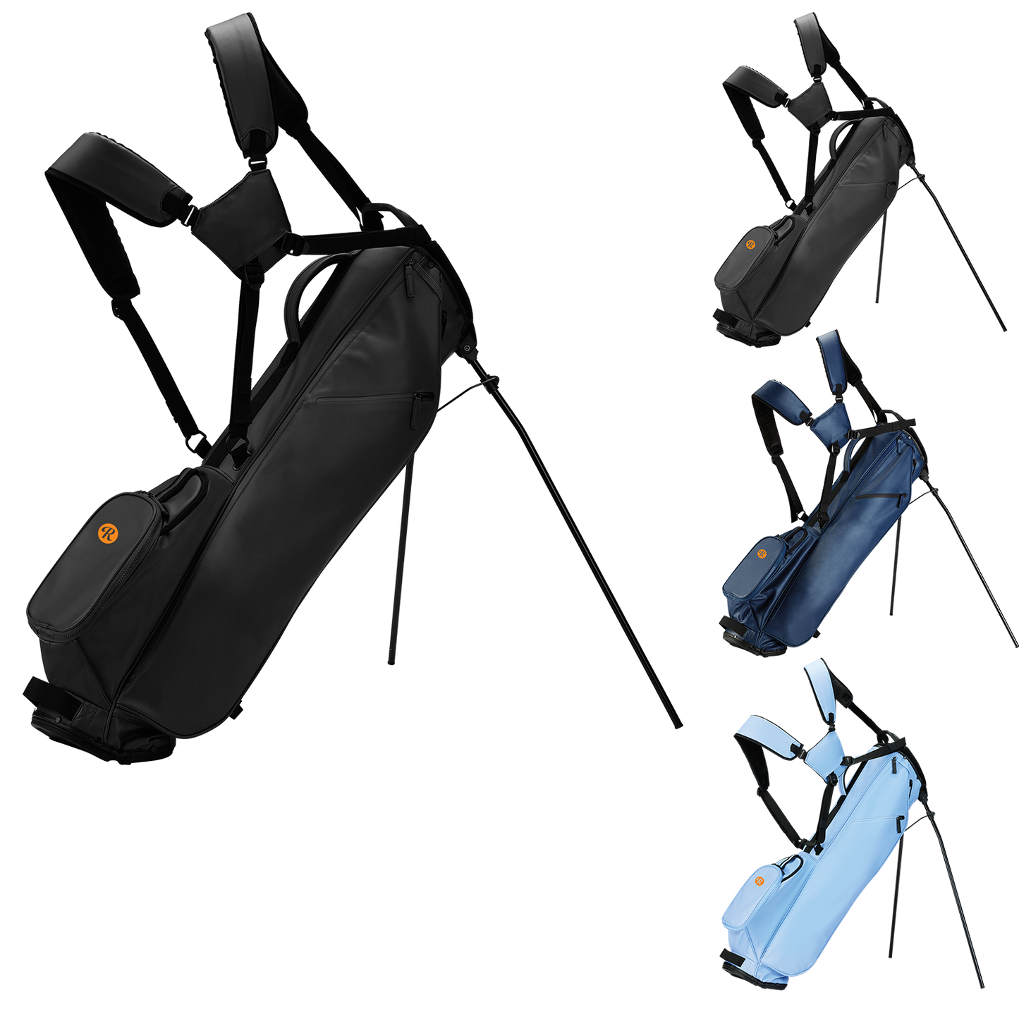 Black TaylorMade Flextech Carry Premium Golf Bag
