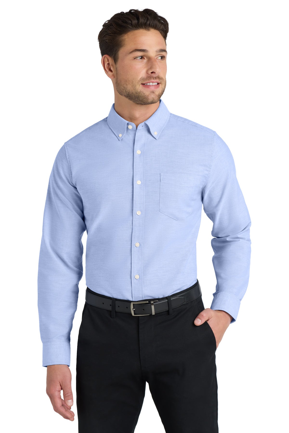 SanMar TS658_oxfordblue_model_front.jpg