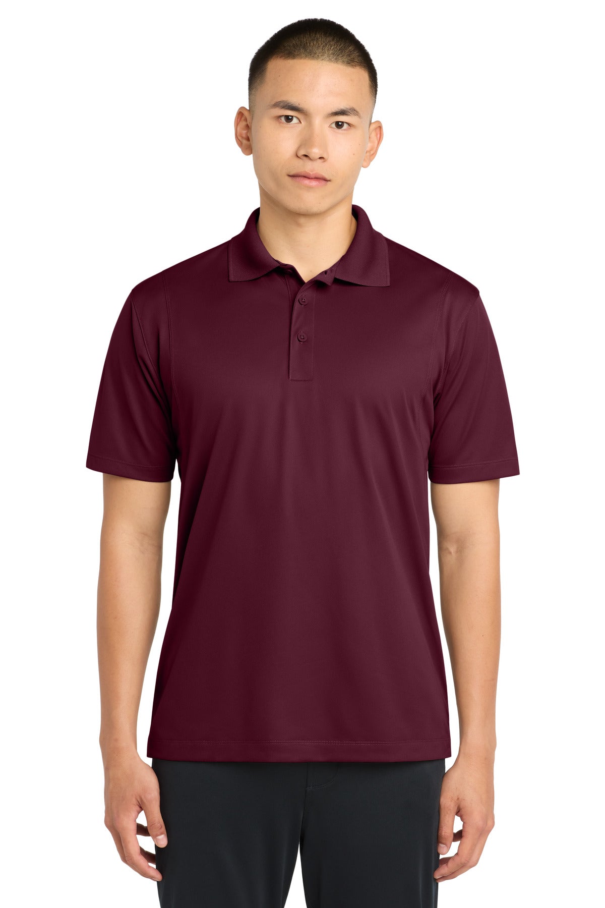 SanMar TST650_maroon_model_front.jpg