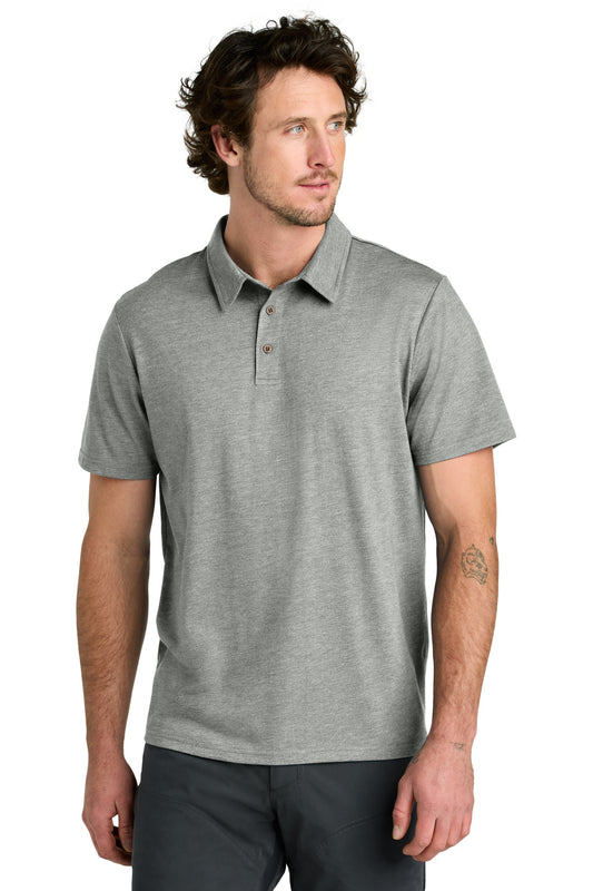Front View of HiRiseGryH LIMITED EDITION tentree TreeBlend Polo TTCM5660 - 3XL