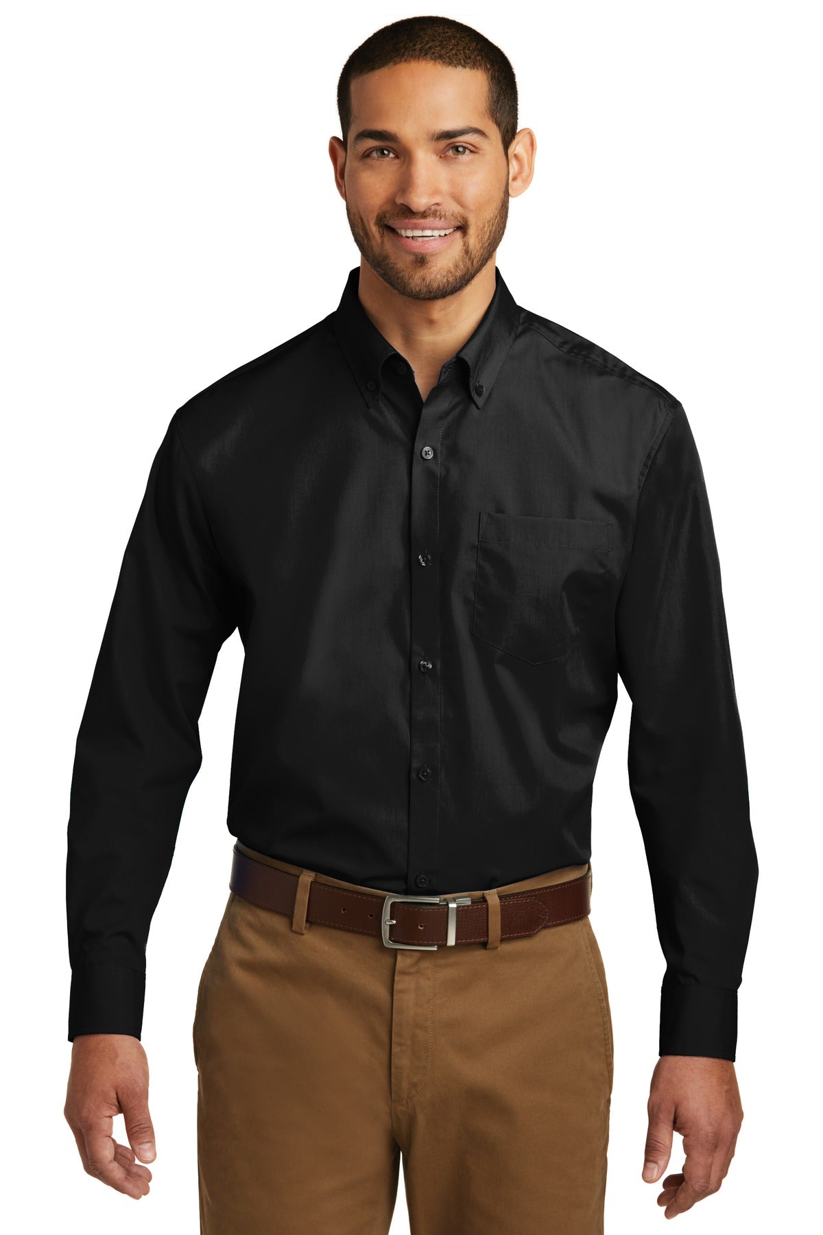 SanMar TW100_deepblack_model_front_072017.jpg