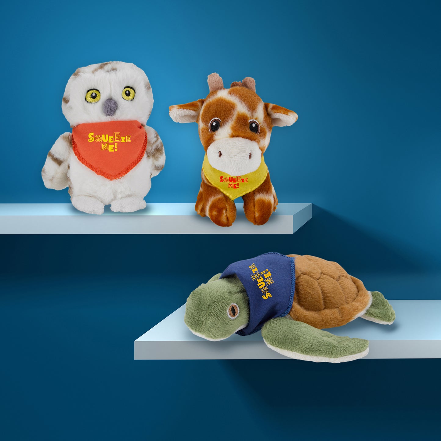 Front View of Giraffe Aurora™ Eco-Nation Mini - 5" Plush