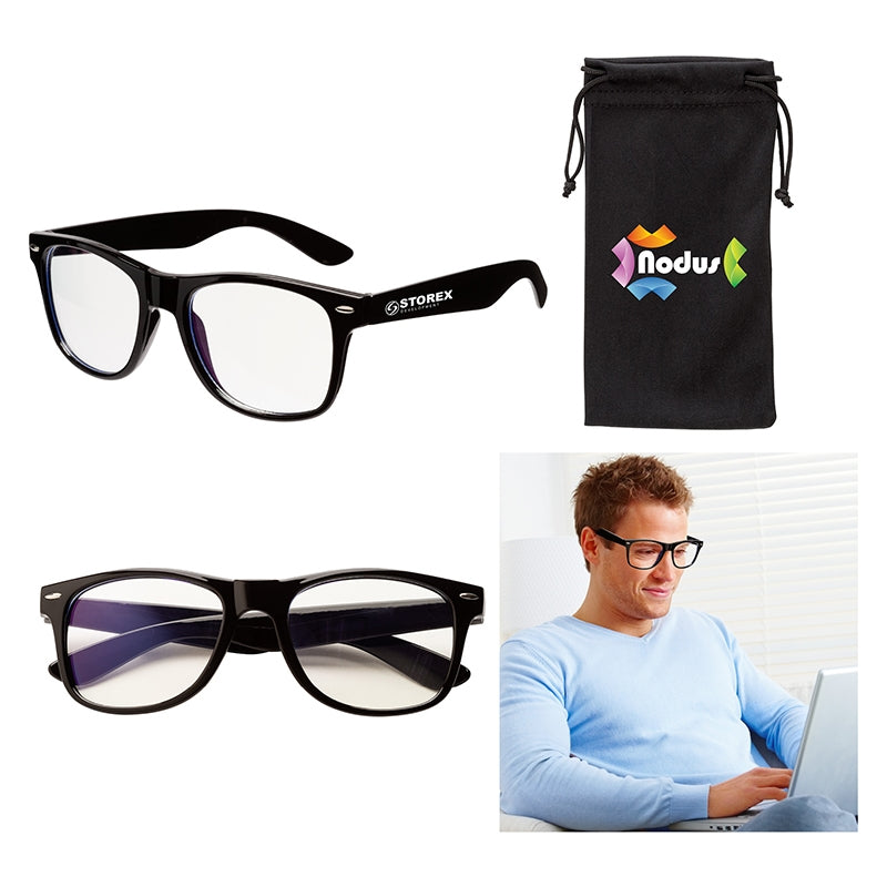 N/A Edmond II Bluelight Blocking Glasses & Pouch