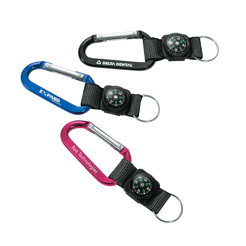 N/A Busbee Carabiner with Compass