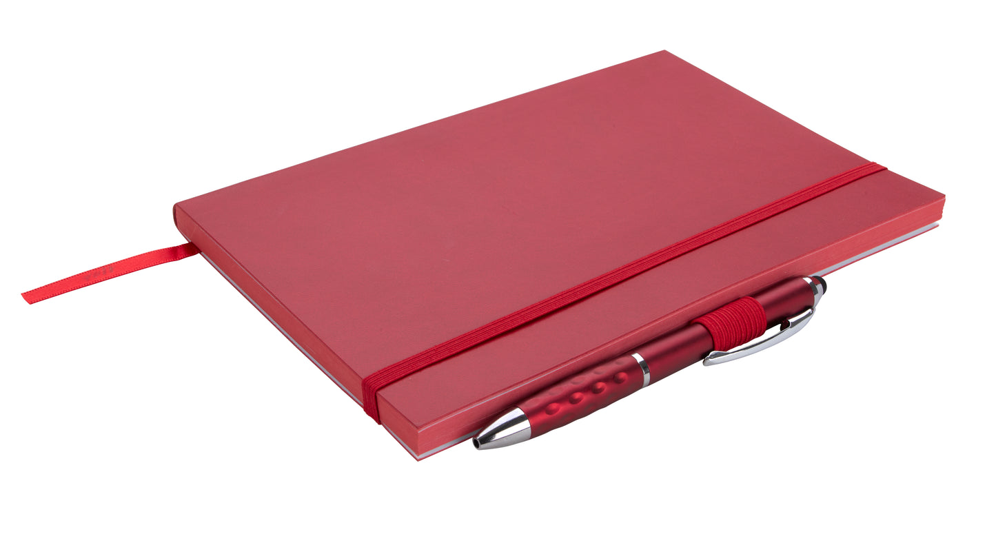 Good Value™ Color Edge Journal with Metallic Stylus Pen
