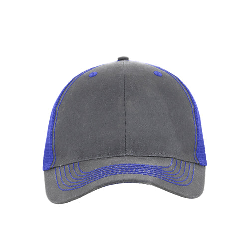 Color Accent Mesh Snapback Cap