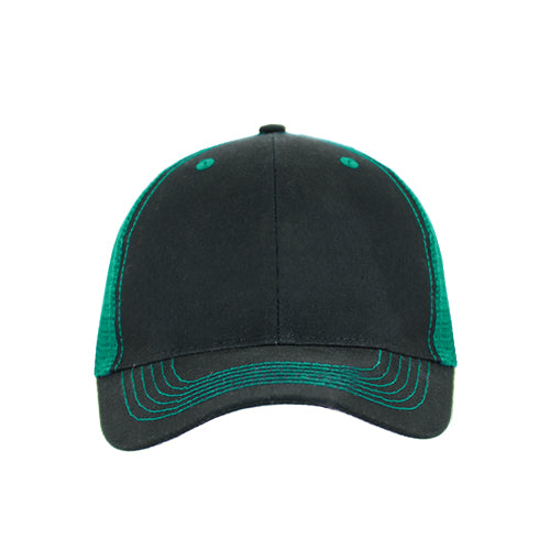 Color Accent Mesh Snapback Cap