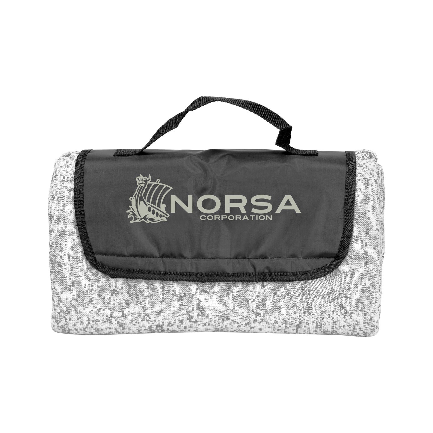 Heathered Fold Up Blanket