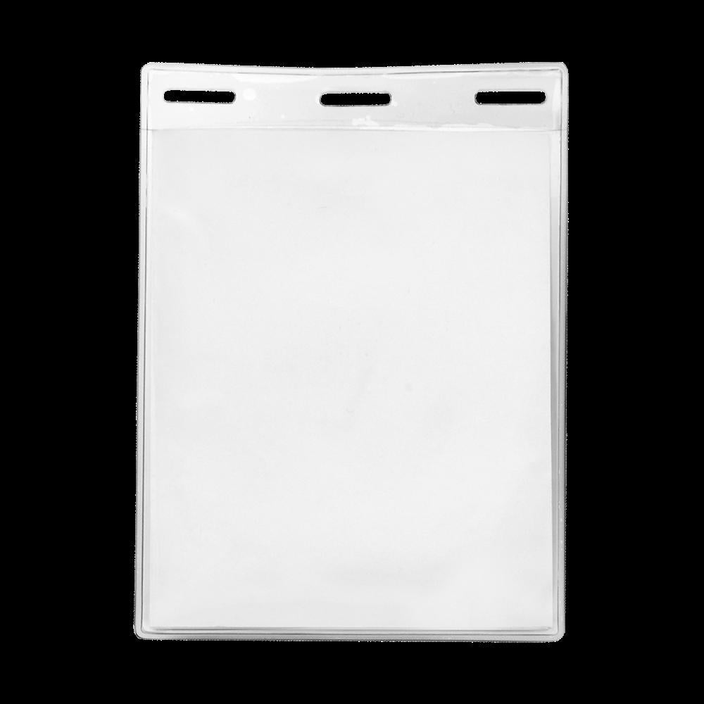 3 5/16" x 4 1/4" Blank Vertical Vinyl Pouch